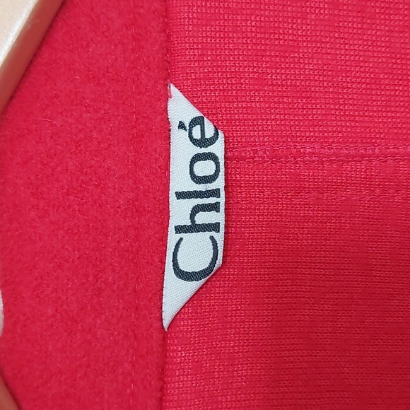 Chloe red bell sleeve copped jacket - Picture 8 of 14